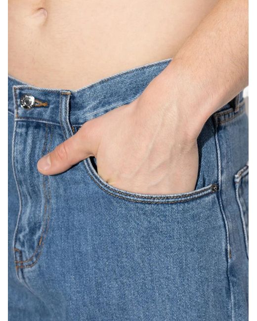 Emporio Armani Blue Tapered Jeans for men