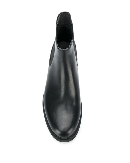 Camper Black Iman Leather Chelsea Boots