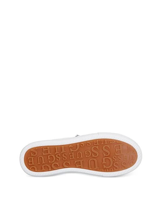 Guess White Joezi Platform Sneakers