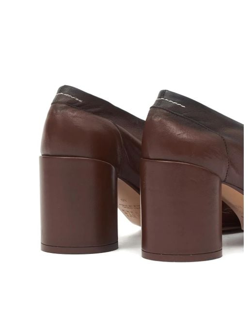 Escarpins En Cuir MM6 by Maison Martin Margiela en coloris Brown