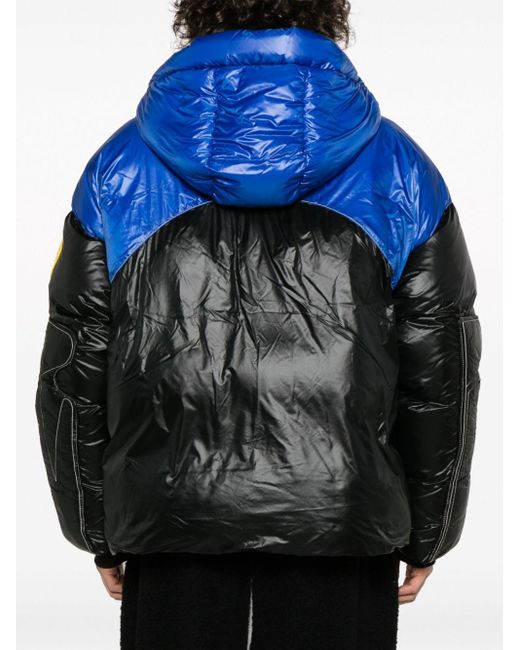 Canada Goose Blue X Pyer Moss Cg Disc Puffer 001 Hooded Quilted Jacket - Men's - Polyamide/feather Down for men