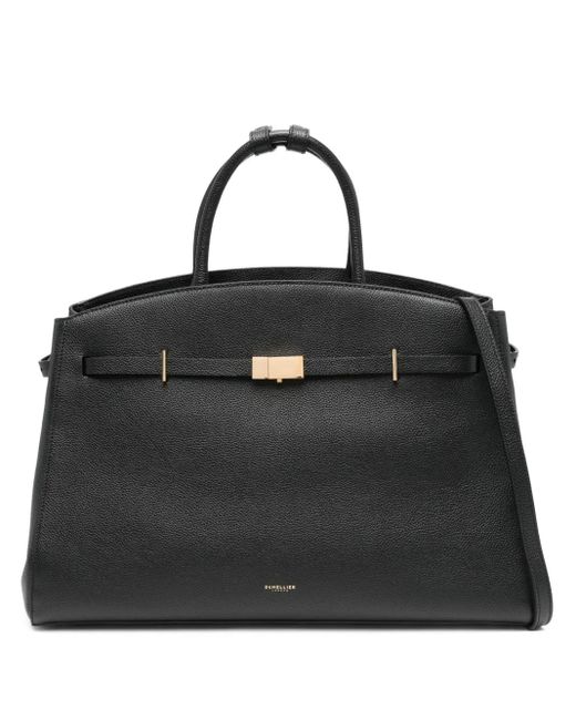 DeMellier London Black Large The Hudson Clasp-fastening Tote Bag