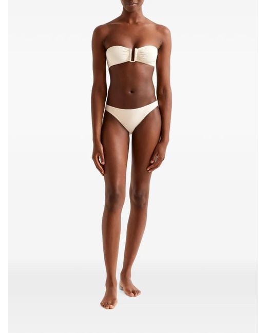 Eres White Show Fripon Bandeau Bikini Set