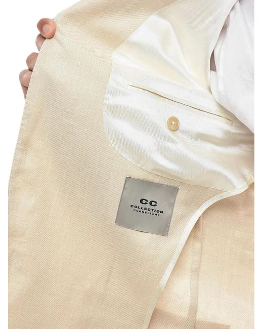 Corneliani Natural Single-Breasted Jacket for men