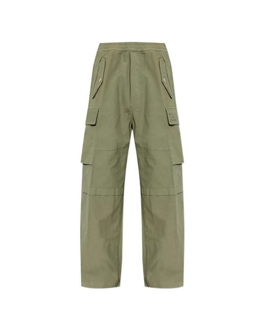 DSquared² Green Cargo-Pockets Trousers for men
