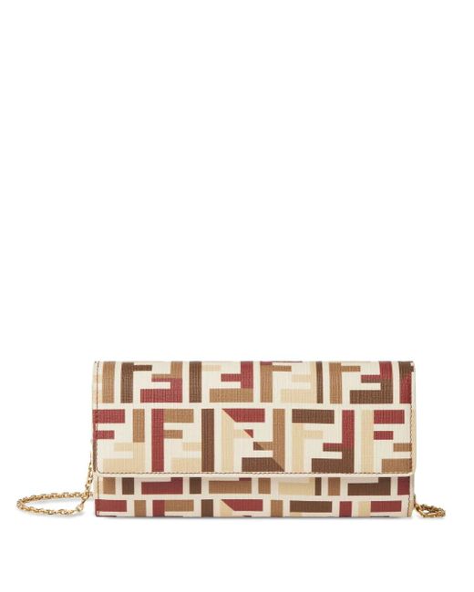 Fendi Multicolor Mini-Tasche mit FF-Muster