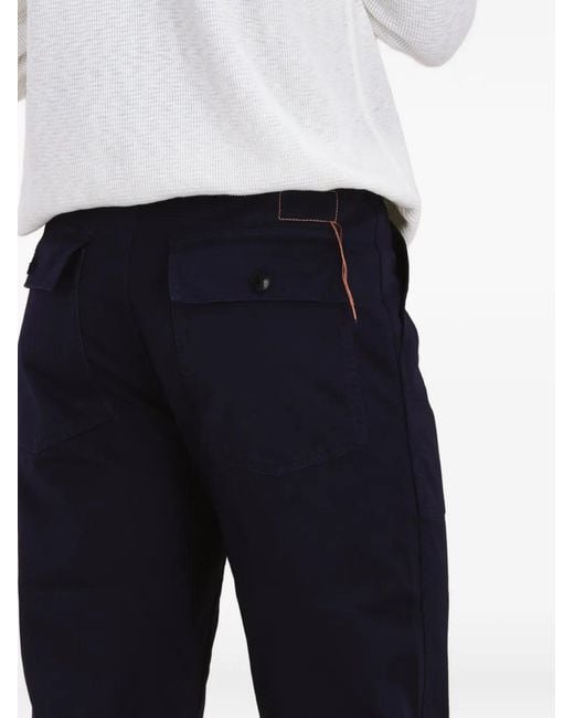 Fortela Blue Pantalon Newfatigue À Poche Plaquée for men