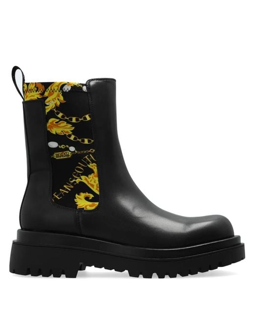 Versace Jeans Couture Black Boots