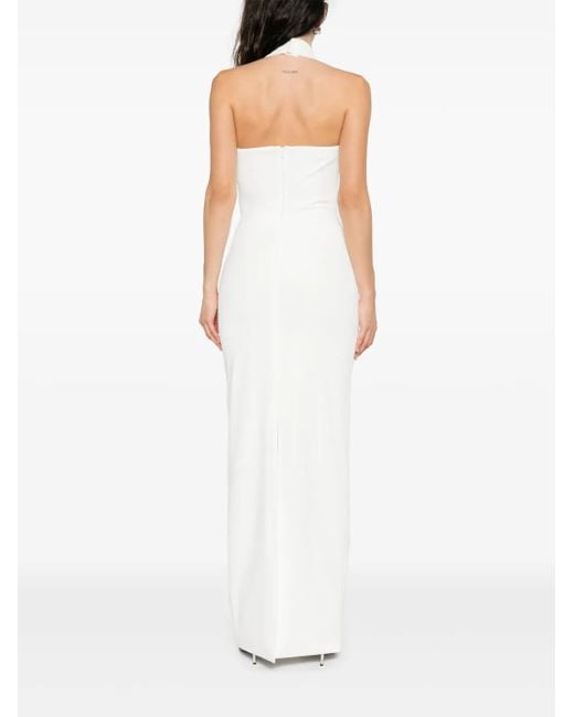 Solace London White Ilona Maxi Dress