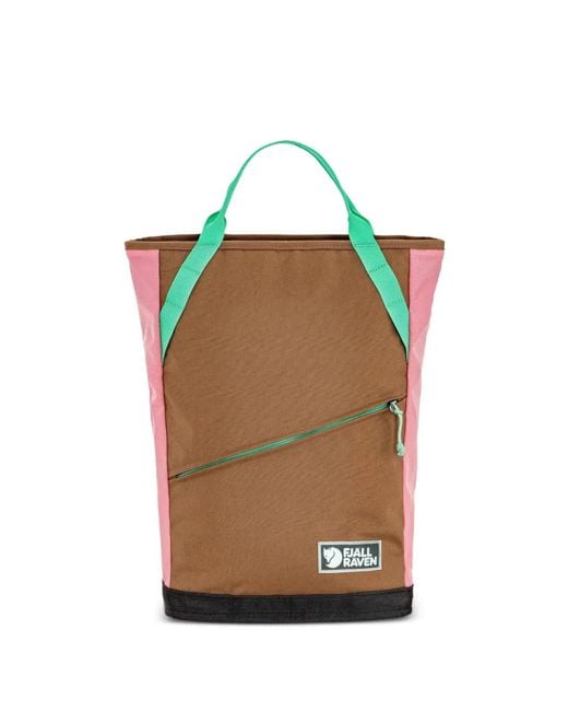 Fjallraven Green 22 Vardag Totepack Colour-Block Backpack