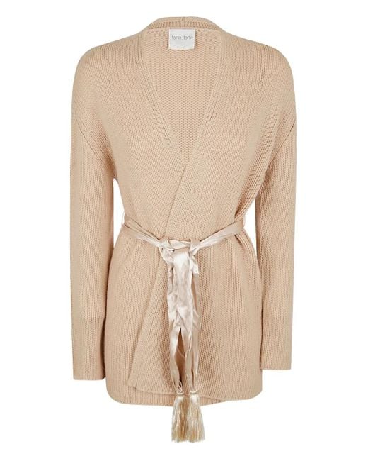 Forte Forte Natural Tie-Waist Cardigan