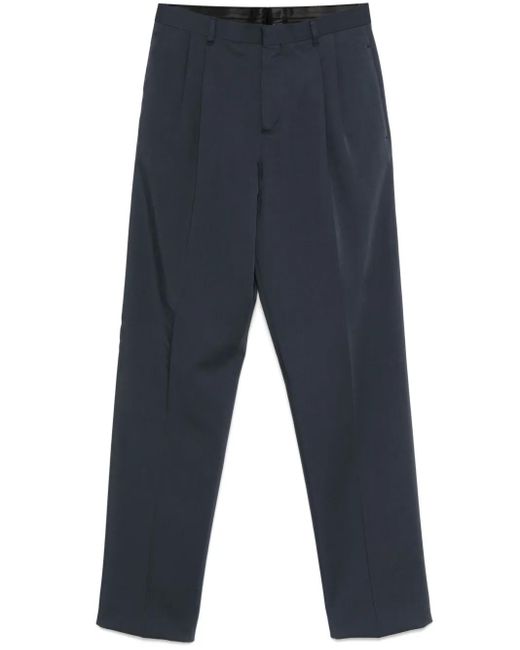 メンズ Lardini プリーツディテール パンツ Blue