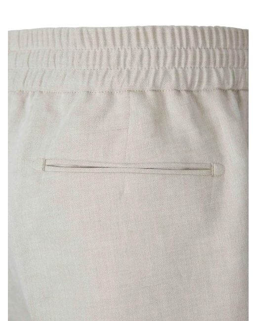 Brioni Gray Drawstring Shorts for men