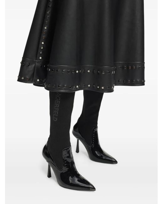 Karl Lagerfeld Black Pandara Knee-High Boots