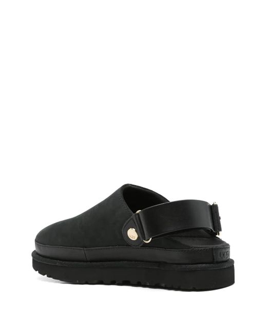 Ugg Black Goldenstar Mules