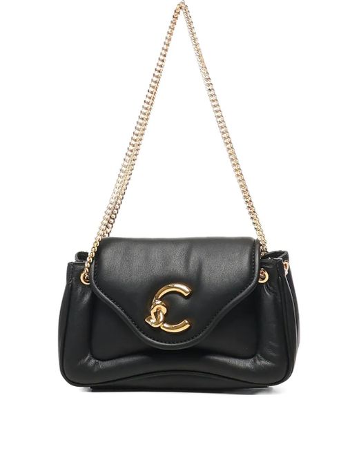 Borsa A Spalla Con Placca Logo di Coccinelle in Black
