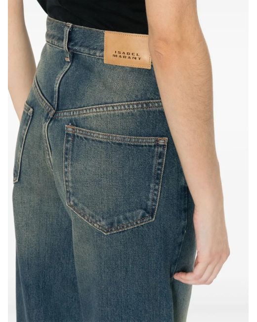 Isabel Marant Blue Joanny Denim Pants
