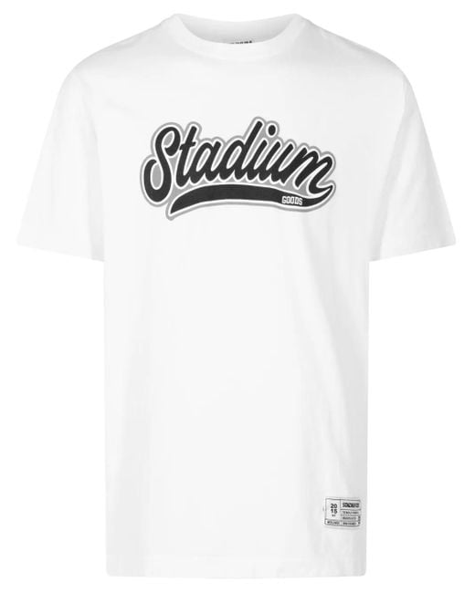 Stadium Goods White Script Logo T-Shirt
