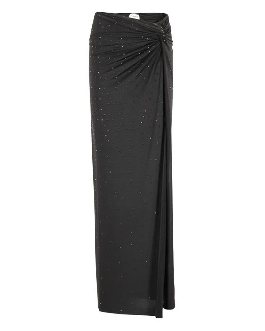 Falda con apliques ANDAMANE de color Black