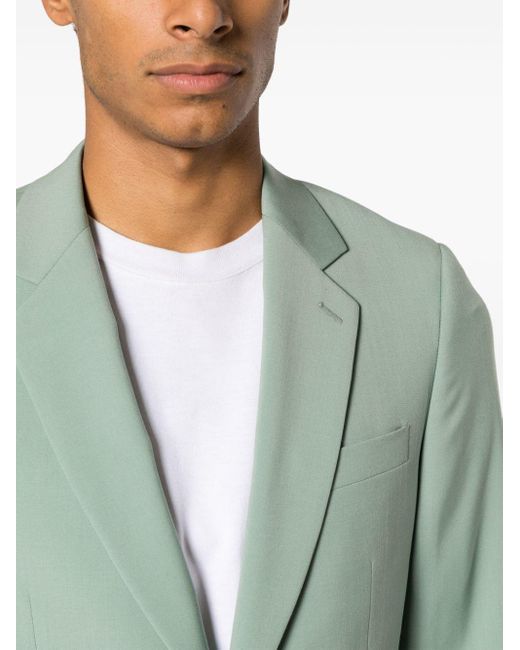 Veste en laine vierge à simple boutonnage Sandro pour homme en coloris Green