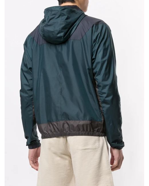 Corneliani Gray Oversize Zip Windbreaker for men