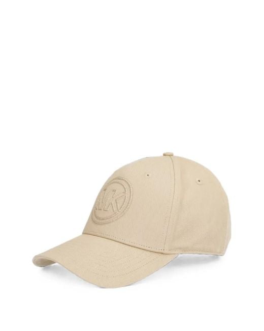 Michael Kors Natural Embroidered-Logo Baseball Cap for men