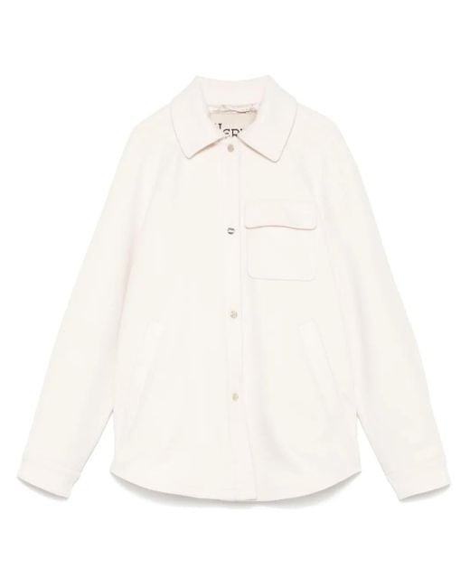 Herno White Virgin Wool Jacket