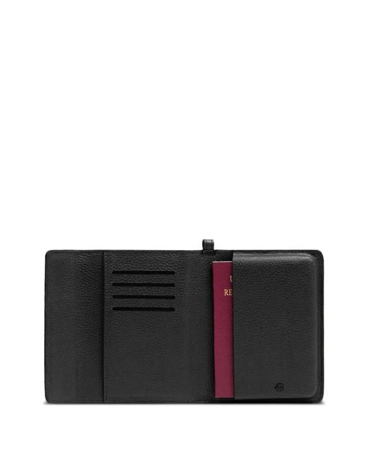 Piquadro Black Étui Pour Passeport Modus En Cuir for men