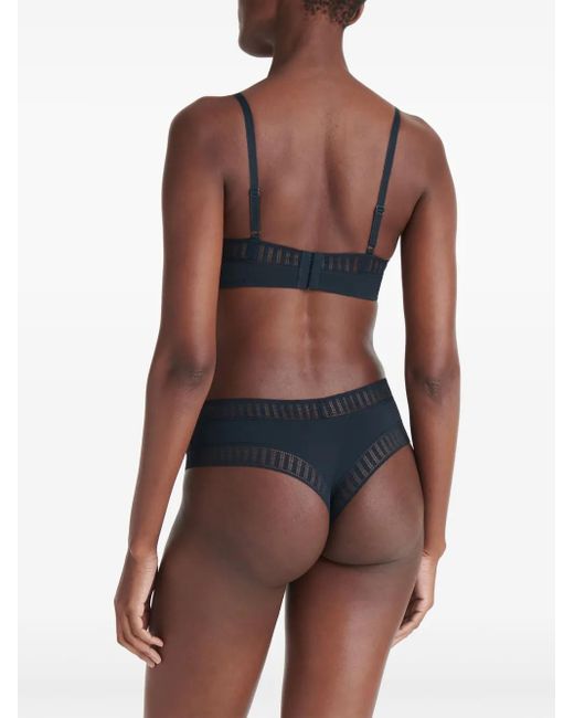 Eres Black Paulette Graphic Bra