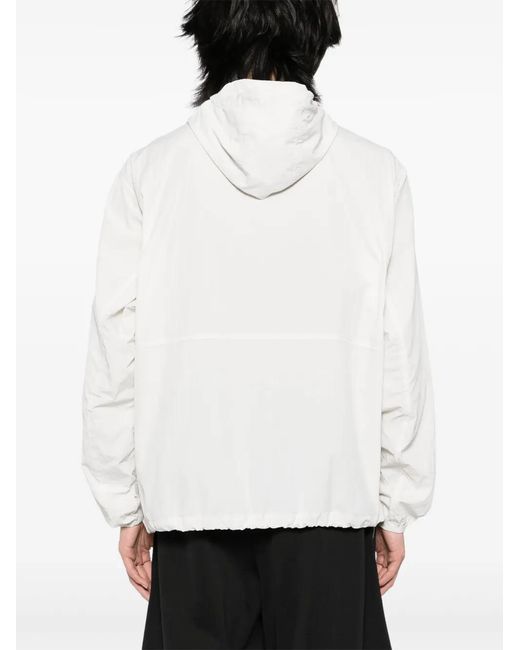 Chocoolate White Panelled Jacket for men