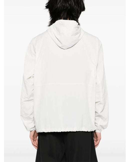 Chocoolate White Panelled Jacket for men
