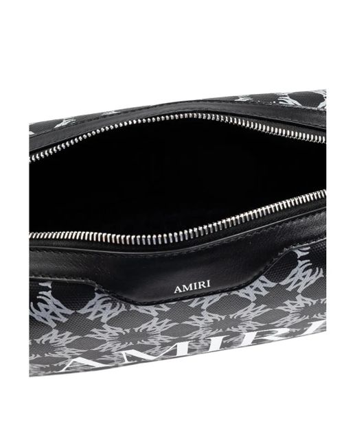 Amiri Gray Ma Quad Wash Bag for men