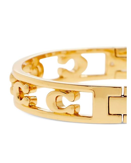 COACH Metallic Logo Bracelet