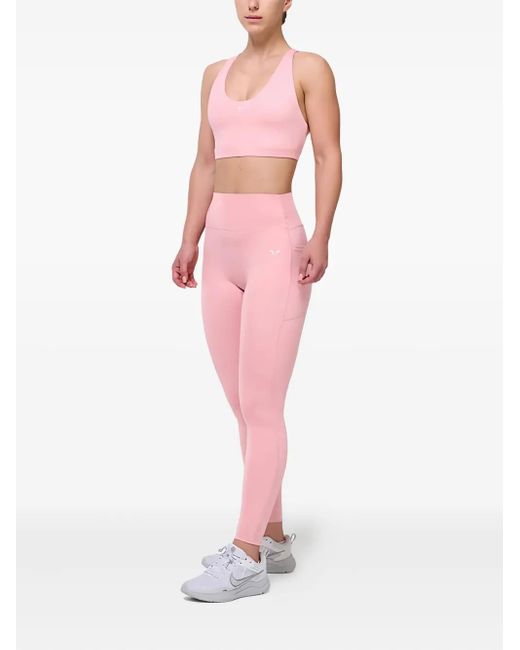 SQUATWOLF Pink Sport-Bh Mit Gekreuzten Trägern