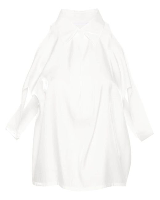 Blouse à épaules dénudées Genny en coloris White