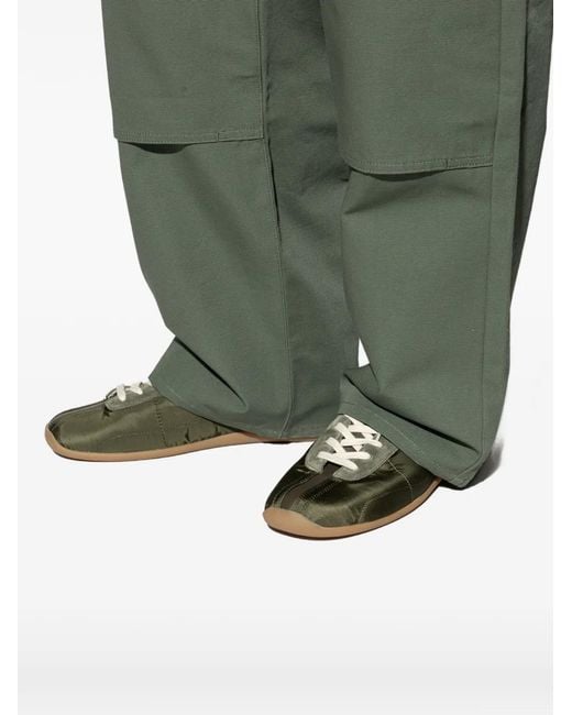 KENZO Green Lace-Up Sneakers for men
