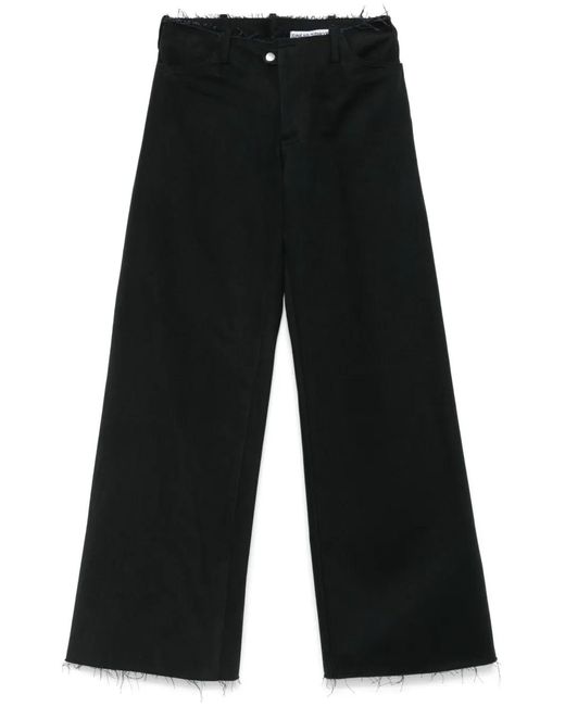 Sinéad O'Dwyer Black Wide-Leg Jeans