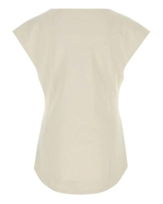 Entire studios Natural V-Neck Top