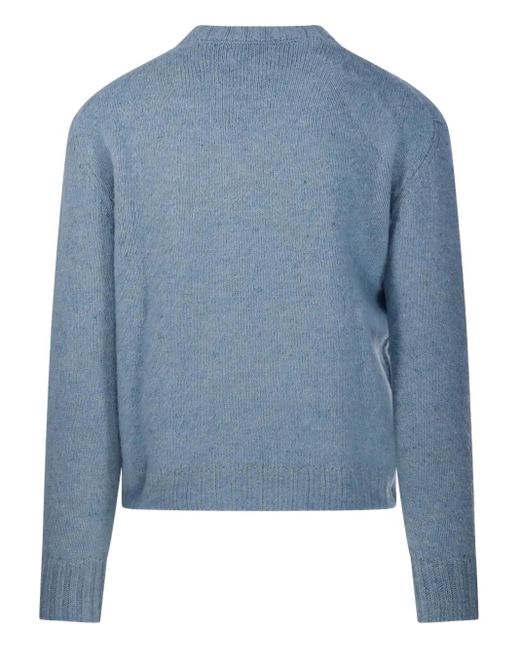 Diana Studio Blue Crew-Neck Sweater for men