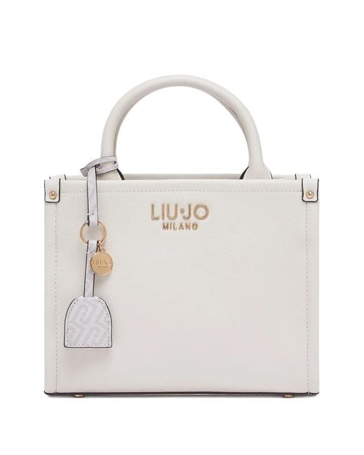 Liu Jo White Small Handbag With Charm
