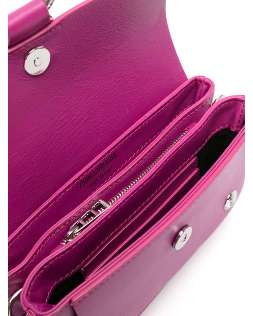 X Kate Moss mini sac à main en cuir Zadig & Voltaire en coloris Pink