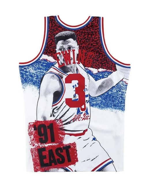 Mitchell & Ness White X Nba Patrick Ewing Swingman Vest for men