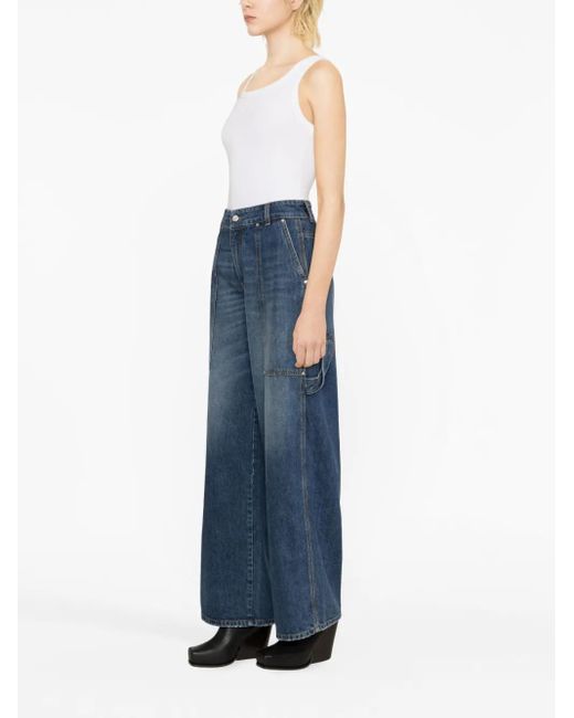 Stella McCartney Blue Wide-Leg Jeans
