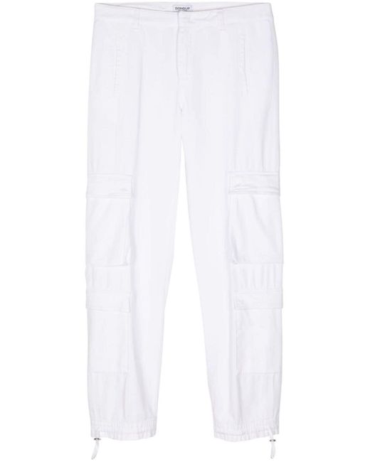 Pantalon Tori à poches cargo Dondup en coloris White