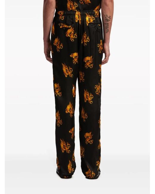 Palm Angels Black Pants for men