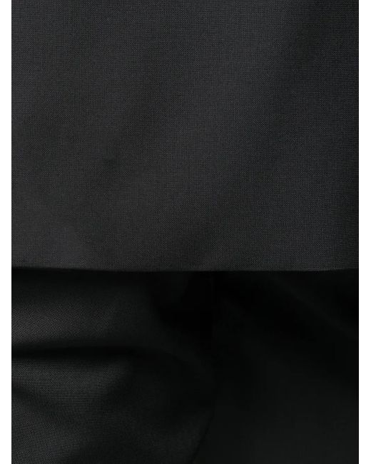 Dell'Oglio Black Fitted Tuxedo Suit for men