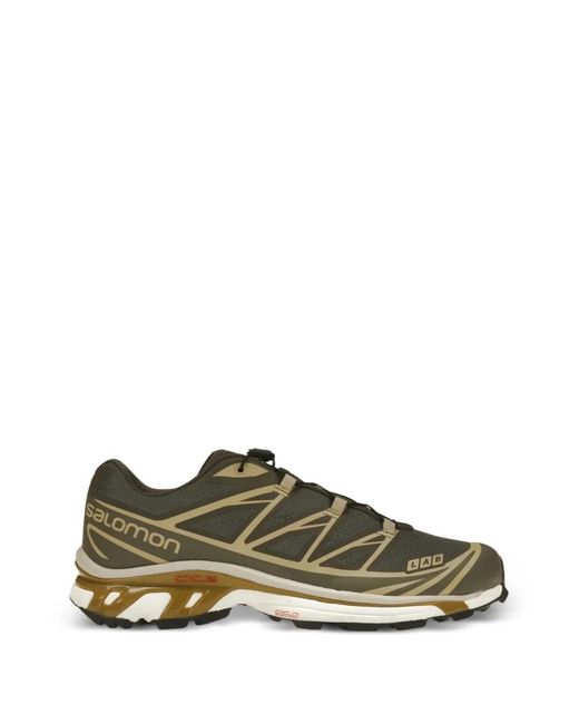 Salomon Green Xt-6 Sneakers for men