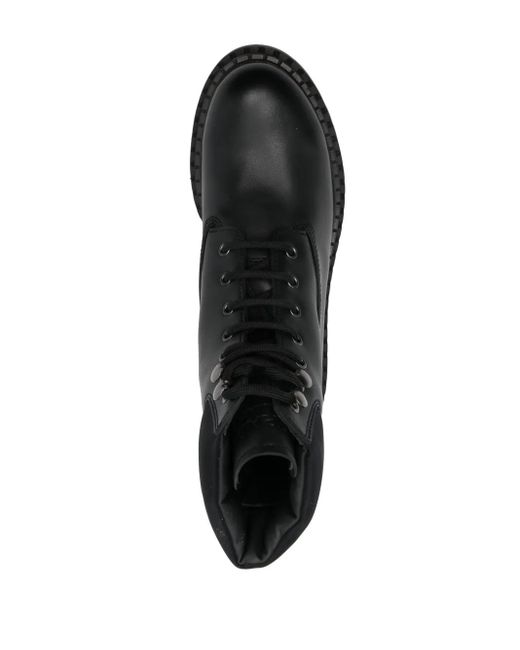 Prada レザー アンクルブーツ Black
