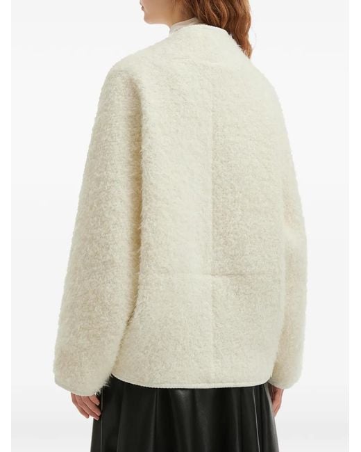 B+ AB White Button Jacket