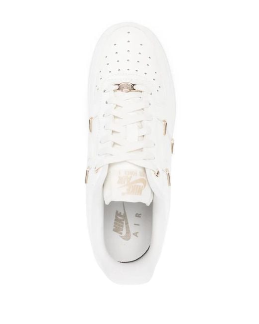Nike White Air Force 1 '07 Lx Leather Sneakers